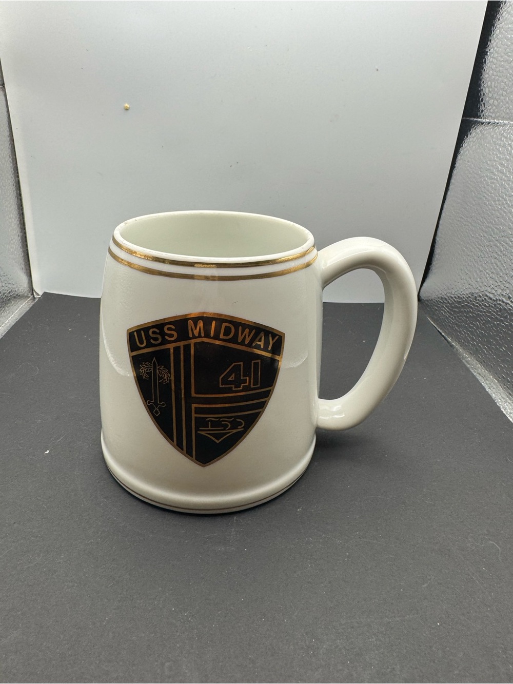 USS MIDWAY CV-41 50 Years Of Magic Military Navy Memorabilia Ceramic Mug Maruki